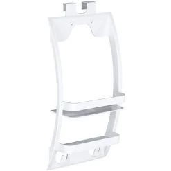 WENKO Etagère De Douche Universelle - L. 26 X L. 54,5 Cm - 26 X 11,5 X 54,5 - Blanc