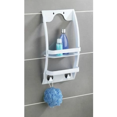 WENKO Etagère De Douche Universelle - L. 26 X L. 54,5 Cm - 26 X 11,5 X 54,5 - Blanc 5 WENKO Etagère De Douche Universelle - L. 26 X L. 54,5 Cm - 26 X 11,5 X 54,5 - Blanc – Image 3