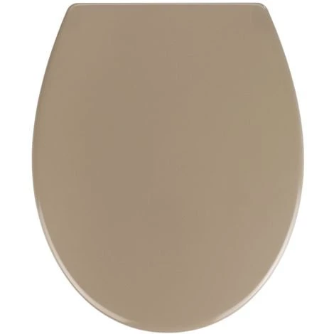 WENKO Abattant WC Easy-Close - Abaissement Automatique - Duroplast - 37,5 X 44,5 - Taupe 3 WENKO Abattant WC Easy-Close - Abaissement Automatique - Duroplast - 37,5 X 44,5 - Taupe