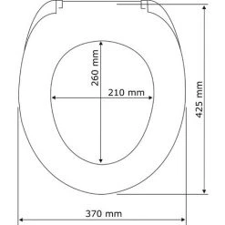 WENKO Abattant WC Bambou - Fixation Métallique - 37,5 X 44,5 - Marron 11 WENKO Abattant WC Bambou - Fixation Métallique - 37,5 X 44,5 - Marron -WENKO Soldes 11260810 5