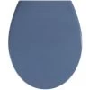WENKO Abattant WC Sérénité - Abaissement Automatique - Duroplastique - 37,5 X 44,5 - Bleu Foncé 1 WENKO Abattant WC Sérénité - Abaissement Automatique - Duroplastique - 37,5 X 44,5 - Bleu Foncé -WENKO Soldes 11260811 1