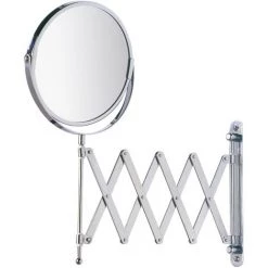 WENKO Miroir Mural Grossissant De Salle De Bain Exclusif - Diam. 16 Cm - Diam. 16 - Argent