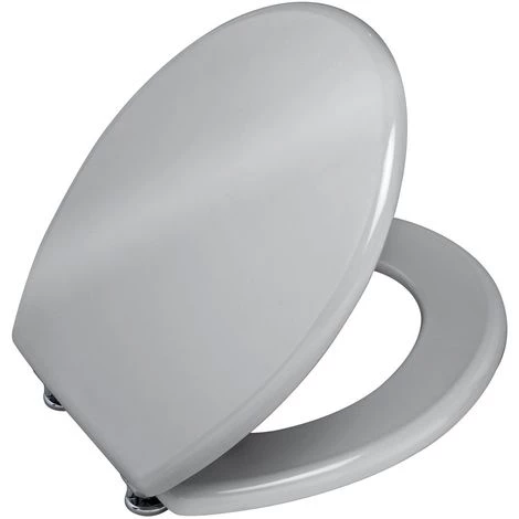 WENKO Abattant WC Prima - MDF - 37 X 41 - Argent 5 WENKO Abattant WC Prima - MDF - 37 X 41 - Argent – Image 3
