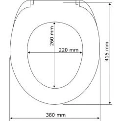 WENKO Abattant WC Prima - MDF - 37 X 41 - Argent 10 WENKO Abattant WC Prima - MDF - 37 X 41 - Argent -WENKO Soldes 11260826 4