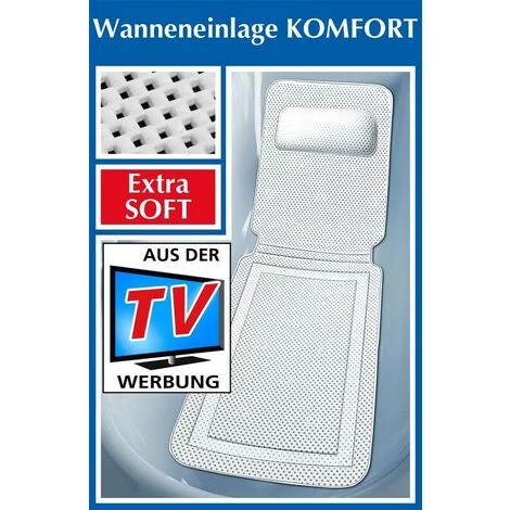 Tapis De Baignoire Confort Avec Coussin Pour La Nuque Wenko 4 Tapis De Baignoire Confort Avec Coussin Pour La Nuque Wenko – Image 2