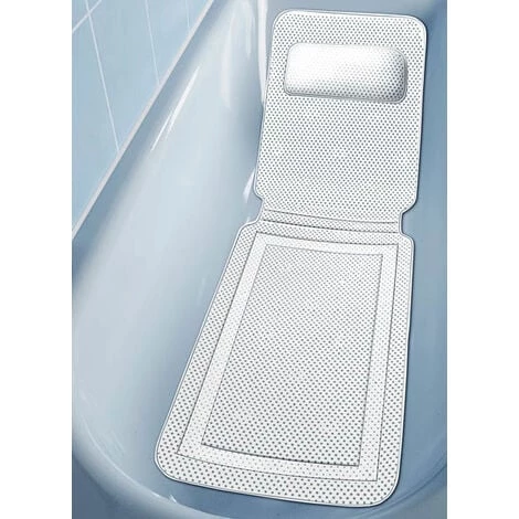 Tapis De Baignoire Confort Avec Coussin Pour La Nuque Wenko 5 Tapis De Baignoire Confort Avec Coussin Pour La Nuque Wenko – Image 3