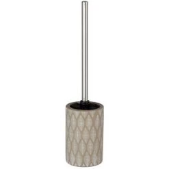 WENKO Brosse WC Design Tupian - Diam. 10 X 43 - Beige