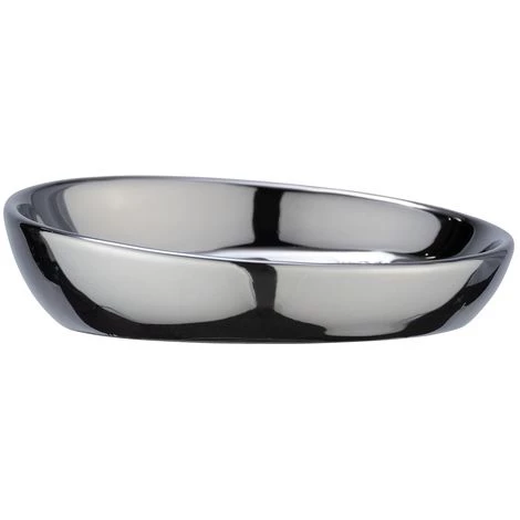 WENKO Porte Savon Design Badi - Diam. 11 X 3 - Argent 5 WENKO Porte Savon Design Badi - Diam. 11 X 3 - Argent – Image 3