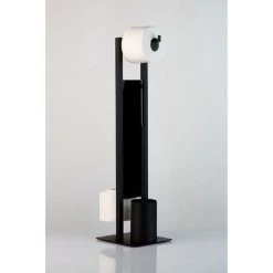 WENKO Valet WC Design Rivalta - H. 70 Cm - 20 X 18 X 70 - Noir 10 WENKO Valet WC Design Rivalta - H. 70 Cm - 20 X 18 X 70 - Noir -WENKO Soldes 13190785 4