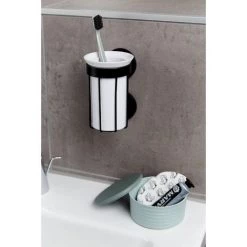 WENKO Porte Gobelet Mural De Salle De Bain Indus Classic - Diam. 9 X 12 - Noir 9 WENKO Porte Gobelet Mural De Salle De Bain Indus Classic - Diam. 9 X 12 - Noir -WENKO Soldes 13190788 4
