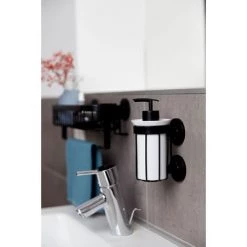 WENKO Distributeur De Savon Mural Indus Classic - 8 X 9 X 16 - Noir 9 WENKO Distributeur De Savon Mural Indus Classic - 8 X 9 X 16 - Noir -WENKO Soldes 13190789 4