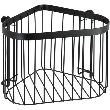 WENKO Etagère Murale De Douche Indus Classic - L. 23 X H. 16 Cm - 23 X 18 X 16 - Noir 4 WENKO Etagère Murale De Douche Indus Classic - L. 23 X H. 16 Cm - 23 X 18 X 16 - Noir – Image 2