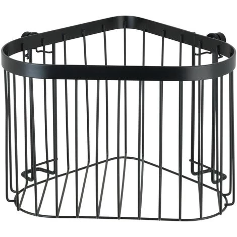 WENKO Etagère Murale De Douche Indus Classic - L. 23 X H. 16 Cm - 23 X 18 X 16 - Noir 5 WENKO Etagère Murale De Douche Indus Classic - L. 23 X H. 16 Cm - 23 X 18 X 16 - Noir – Image 3