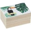 WENKO Boîte De Rangement Tropicale Tucan - L. 10 X H. 8 Cm - 10 X 15 X 8 - Vert 1 WENKO Boîte De Rangement Tropicale Tucan - L. 10 X H. 8 Cm - 10 X 15 X 8 - Vert -WENKO Soldes 13190794 1