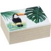 WENKO Boîte De Rangement Tropicale Tucan - L. 10 X H. 8 Cm - 20 X 15 X 8 - Vert 1 WENKO Boîte De Rangement Tropicale Tucan - L. 10 X H. 8 Cm - 20 X 15 X 8 - Vert -WENKO Soldes 13190795 1