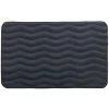 WENKO Tapis De Salle De Bain Wave - Mémoire De Forme - 80 X 50 - Gris Foncé -WENKO Soldes 13190797 1