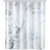 WENKO Rideau De Douche Effet Marbre Onyx - Polyester - 180 X 200 Cm - 180 X 200 - Blanc -WENKO Soldes 13190804 1