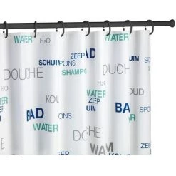 WENKO Barre De Douche Télescopique - 110/185 Cm - 185 - Noir