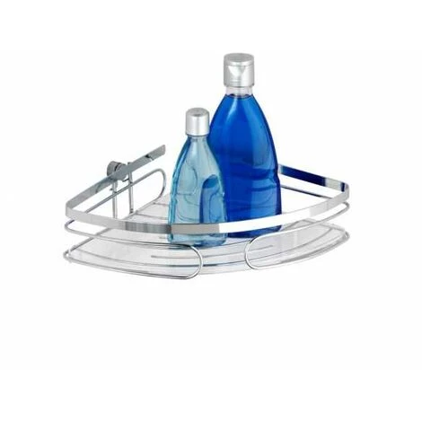 WENKO Etagère D'angle Douche, étagère Angle Salle De Bain, Premium, Acier Inox, 26,5x6,5x19 Cm, Brillant - Brillant 4 WENKO Etagère D'angle Douche, étagère Angle Salle De Bain, Premium, Acier Inox, 26,5x6,5x19 Cm, Brillant - Brillant – Image 2