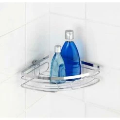 WENKO Etagère D'angle Douche, étagère Angle Salle De Bain, Premium, Acier Inox, 26,5x6,5x19 Cm, Brillant - Brillant 9 WENKO Etagère D'angle Douche, étagère Angle Salle De Bain, Premium, Acier Inox, 26,5x6,5x19 Cm, Brillant - Brillant -WENKO Soldes 13803471 3
