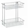 WENKO Etagère Murale Salle De Bain Classic, 2 Paniers De Douche Fixation Murale Sans Perçage Avec Adaptateur Non Fourni, Acier, 24x26x14 Cm, Brillant - Chromé 1 WENKO Etagère Murale Salle De Bain Classic, 2 Paniers De Douche Fixation Murale Sans Perçage Avec Adaptateur Non Fourni, Acier, 24x26x14 Cm, Brillant - Chromé -WENKO Soldes 13823096 1