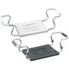 Siège De Bain "Secura Silver- Anthracite", Extensible, Capacité De Charge De 120 Kg Wenko
