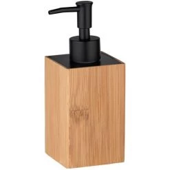 WENKO Distributeur De Savon Scandi Padua - 7 X 8 X 18 - Marron