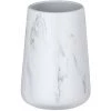 WENKO Gobelet De Salle De Bain Effet Marbre Adrada - Diam. 8 X 12 - Blanc 2 WENKO Gobelet De Salle De Bain Effet Marbre Adrada - Diam. 8 X 12 - Blanc -WENKO Soldes 14454507 1