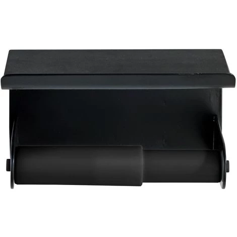 WENKO Dérouleur De Papier WC Indus Avec Support Classic - 14 X 14 X 10 - Noir 6 WENKO Dérouleur De Papier WC Indus Avec Support Classic - 14 X 14 X 10 - Noir – Image 4
