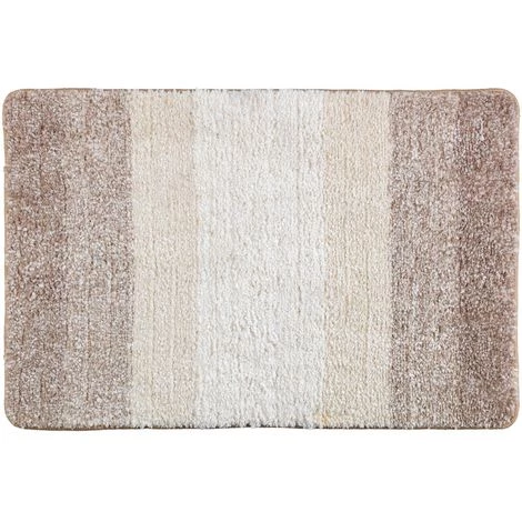 WENKO Tapis De Salle De Bain Moderne Luso - 90 X 60 - Beige 3 WENKO Tapis De Salle De Bain Moderne Luso - 90 X 60 - Beige