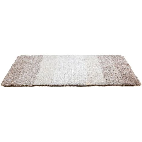 WENKO Tapis De Salle De Bain Moderne Luso - 90 X 60 - Beige 4 WENKO Tapis De Salle De Bain Moderne Luso - 90 X 60 - Beige – Image 2