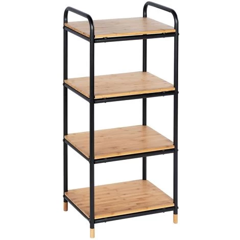 WENKO Etagère Industrielle Loft 4 Niveaux - 42 X 33 X 94 - Noir 3 WENKO Etagère Industrielle Loft 4 Niveaux - 42 X 33 X 94 - Noir
