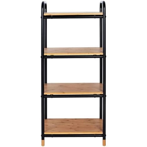 WENKO Etagère Industrielle Loft 4 Niveaux - 42 X 33 X 94 - Noir 4 WENKO Etagère Industrielle Loft 4 Niveaux - 42 X 33 X 94 - Noir – Image 2
