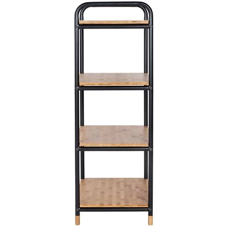 WENKO Etagère Industrielle Loft 4 Niveaux - 42 X 33 X 94 - Noir 5 WENKO Etagère Industrielle Loft 4 Niveaux - 42 X 33 X 94 - Noir – Image 3