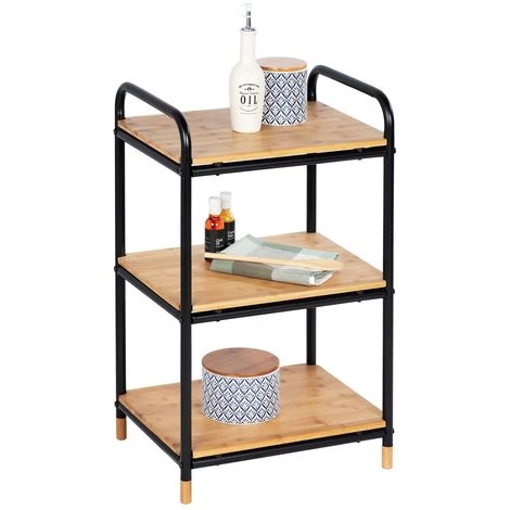WENKO Etagère Industrielle Loft 3 Niveaux - 42 X 33 X 69 - Noir 7 WENKO Etagère Industrielle Loft 3 Niveaux - 42 X 33 X 69 - Noir – Image 5