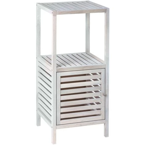 WENKO Etagère De Salle De Bain Norway - 39,5 X 35,5 X 86 - Blanc 3 WENKO Etagère De Salle De Bain Norway - 39,5 X 35,5 X 86 - Blanc