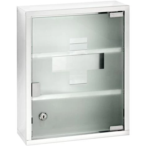 WENKO Armoire à Pharmacie - Acier - 30 X 40 Cm - 30 X 12 X 40 - Blanc 6 WENKO Armoire à Pharmacie - Acier - 30 X 40 Cm - 30 X 12 X 40 - Blanc – Image 4