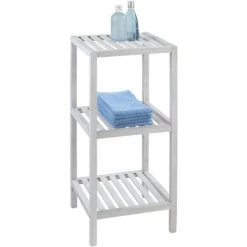 WENKO Etagère De Salle De Bain Scandi Norway - 36 X 36 X 79 - Blanc 6 WENKO Etagère De Salle De Bain Scandi Norway - 36 X 36 X 79 - Blanc -WENKO Soldes 14866115 2