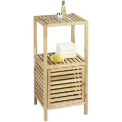 WENKO Etagère De Salle De Bain En Bois Norway - L. 39,5 X H. 86 Cm - 39,5 X 35,5 X 86 - Marron 5 WENKO Etagère De Salle De Bain En Bois Norway - L. 39,5 X H. 86 Cm - 39,5 X 35,5 X 86 - Marron -WENKO Soldes 14866124 2