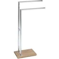 WENKO Porte Serviettes Scandi Marla - L. 45 X H. 82 Cm - 45 X 20 X 82 - Marron