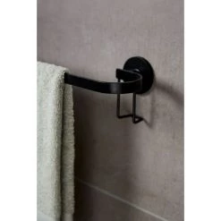 WENKO Porte-serviettes Mural Indus Classic - L. 45 Cm - 45 X 10 X 7 - Noir -WENKO Soldes 15181423 5