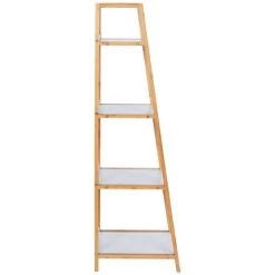 WENKO Etagère De Salle De Bain En Bambou Finja - L. 43 X H. 112 Cm - 43 X 36 X 112 - Blanc 8 WENKO Etagère De Salle De Bain En Bambou Finja - L. 43 X H. 112 Cm - 43 X 36 X 112 - Blanc -WENKO Soldes 15181424 3
