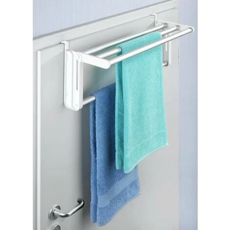 Porte Serviettes Pliable à Fixer Wenko 4 Porte Serviettes Pliable à Fixer Wenko – Image 2