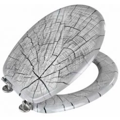 WENKO Abattant WC Original Wood, Abattant WC Avec Fixation En Acier Inox, MDF, 34.5 X 41 Cm, Multicolore 9 WENKO Abattant WC Original Wood, Abattant WC Avec Fixation En Acier Inox, MDF, 34.5 X 41 Cm, Multicolore -WENKO Soldes 15852754 3