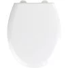 WENKO Abattant WC Avec Frein De Chute Rieti, Abattant WC Clipsable Avec Fixation Inox, Capacité De Charge Jusqu'à 300 Kg, Duroplast Antidérapant, 37 X 44.5 Cm, Blanc 1 WENKO Abattant WC Avec Frein De Chute Rieti, Abattant WC Clipsable Avec Fixation Inox, Capacité De Charge Jusqu'à 300 Kg, Duroplast Antidérapant, 37 X 44.5 Cm, Blanc -WENKO Soldes 15852787 1