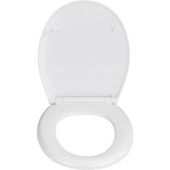 WENKO Abattant WC Avec Frein De Chute Rieti, Abattant WC Clipsable Avec Fixation Inox, Capacité De Charge Jusqu'à 300 Kg, Duroplast Antidérapant, 37 X 44.5 Cm, Blanc 11 WENKO Abattant WC Avec Frein De Chute Rieti, Abattant WC Clipsable Avec Fixation Inox, Capacité De Charge Jusqu'à 300 Kg, Duroplast Antidérapant, 37 X 44.5 Cm, Blanc -WENKO Soldes 15852787 5