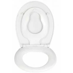 WENKO Abattant WC Familial Delos, Abattant WC Avec Réducteur Intégré, Frein De Chute, Fixation Inox, Duroplast Antibactérien, 37,5x44,5 Cm, Blanc 9 WENKO Abattant WC Familial Delos, Abattant WC Avec Réducteur Intégré, Frein De Chute, Fixation Inox, Duroplast Antibactérien, 37,5x44,5 Cm, Blanc -WENKO Soldes 15852797 3