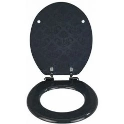 WENKO Abattant WC Avec Frein De Chute, Abattant WC Original Bellevue Avec Motif 3D, Fixation Inox, MDF, 38x45 Cm, Multicolore 8 WENKO Abattant WC Avec Frein De Chute, Abattant WC Original Bellevue Avec Motif 3D, Fixation Inox, MDF, 38x45 Cm, Multicolore -WENKO Soldes 15852803 2