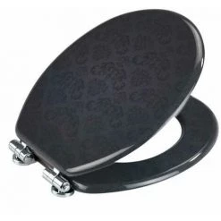 WENKO Abattant WC Avec Frein De Chute, Abattant WC Original Bellevue Avec Motif 3D, Fixation Inox, MDF, 38x45 Cm, Multicolore 9 WENKO Abattant WC Avec Frein De Chute, Abattant WC Original Bellevue Avec Motif 3D, Fixation Inox, MDF, 38x45 Cm, Multicolore -WENKO Soldes 15852803 3