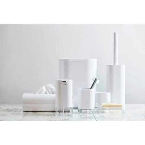 WENKO Boîte à Mouchoir, Oria, Distributeur De Mouchoirs, Plastique Sans BPA, 8,5x24x13 Cm, Blanc 6 WENKO Boîte à Mouchoir, Oria, Distributeur De Mouchoirs, Plastique Sans BPA, 8,5x24x13 Cm, Blanc – Image 4